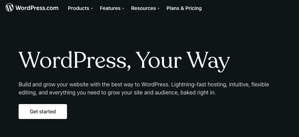 WordPress Get Started